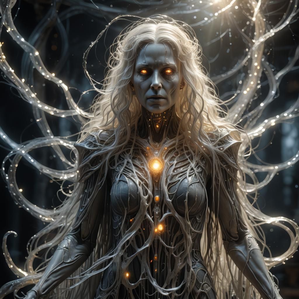 Ethereal Ghost in Hyperrealistic Style