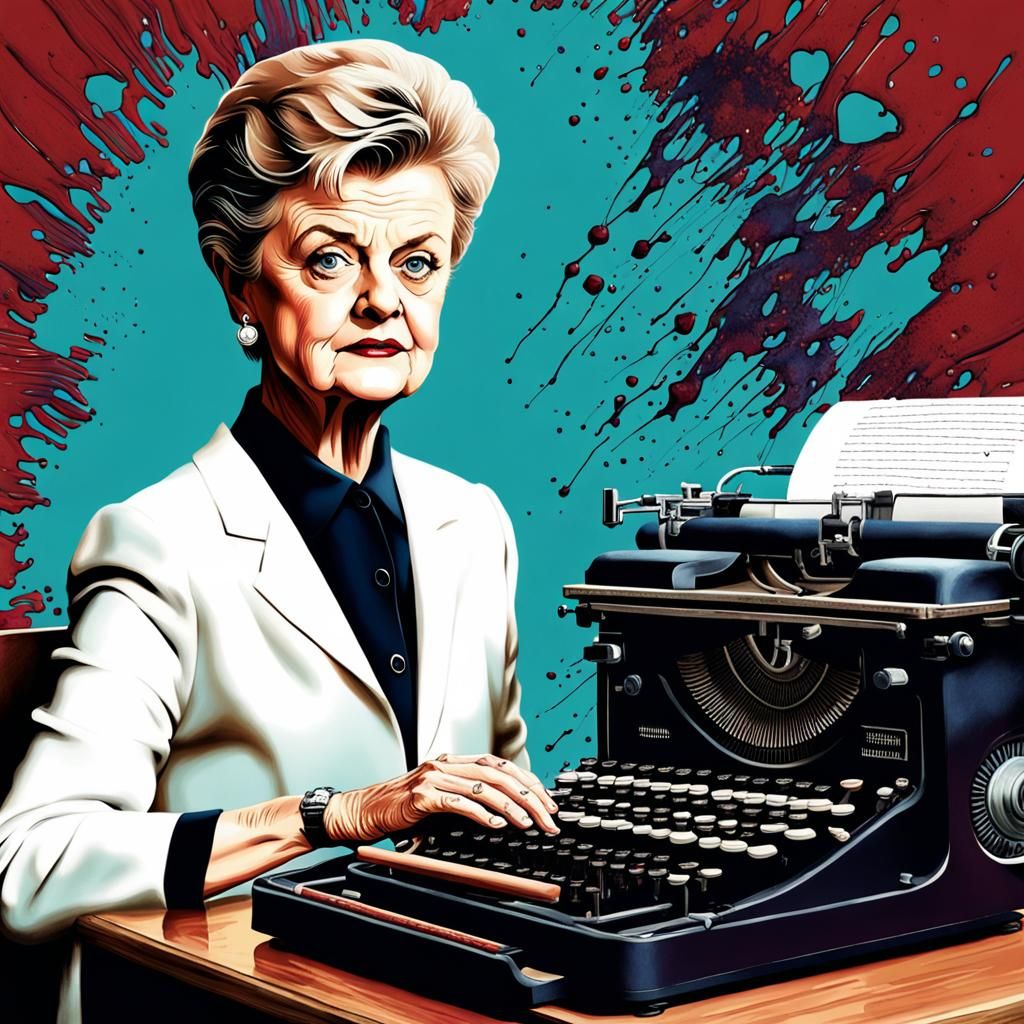 Murder She Wrote TV Poster Portrait
