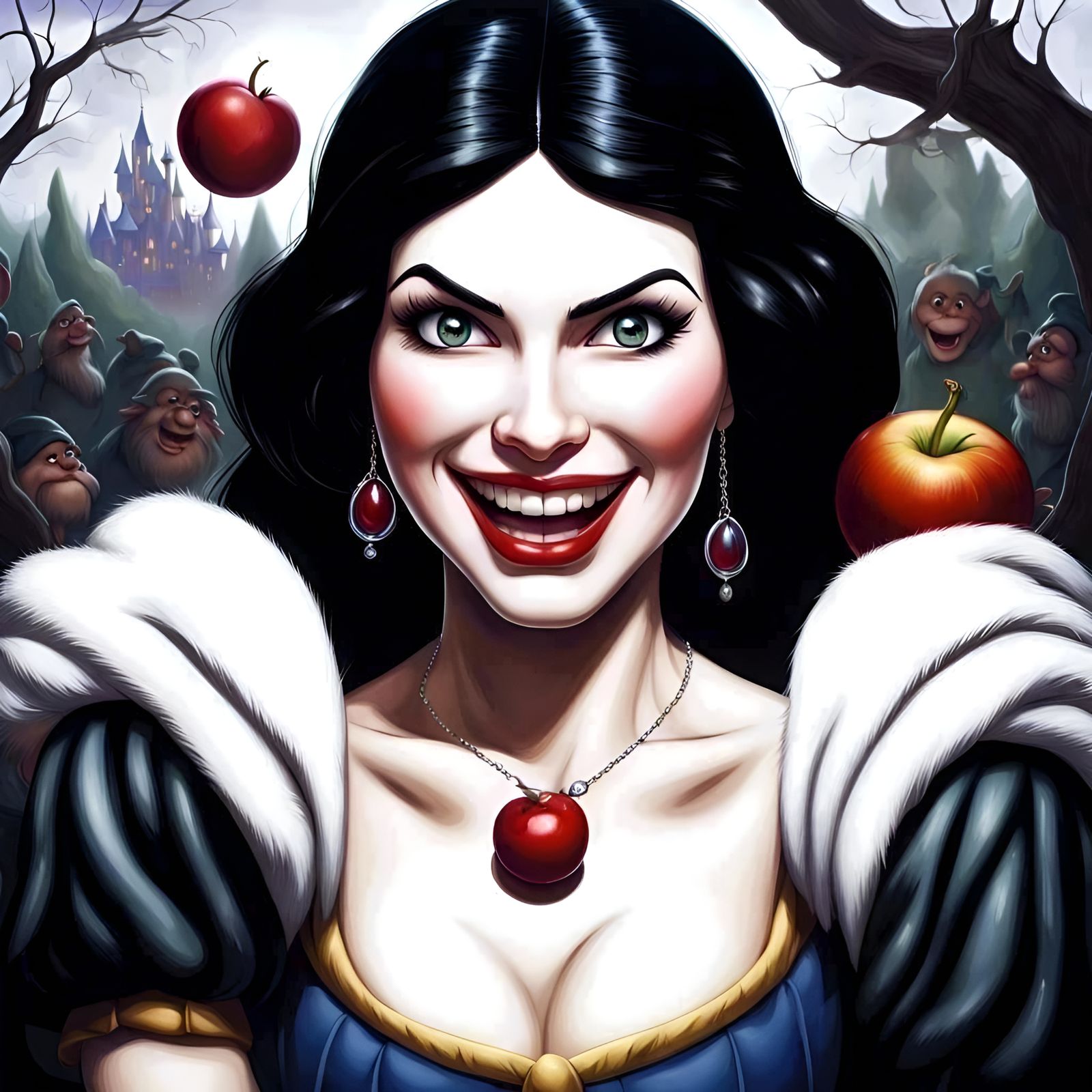 Snow White and her Dwarves Have Gone to the Dark Side (She Never Got Over That Poison Apple Thing)