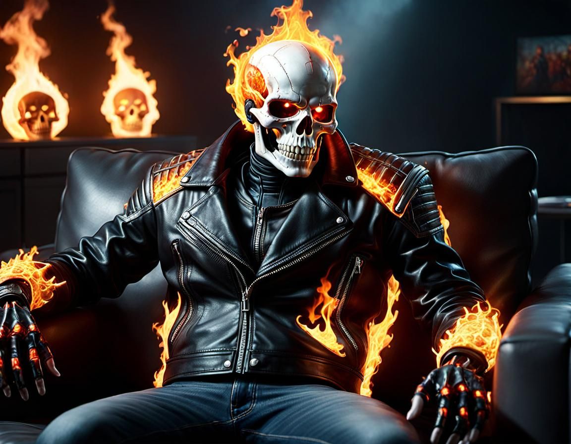 Ghost Rider Relaxing, Urban Fantasy Style
