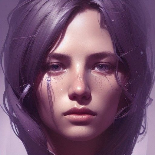 Detailed Portrait in Artgerm and Mucha Style