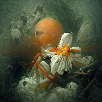 Horrific Orange Blossoms in Gothic Style