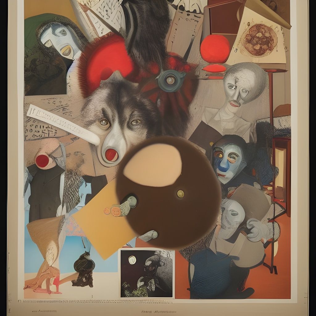 Dadaist Composition Inspired by Grosz, Höch and Evola