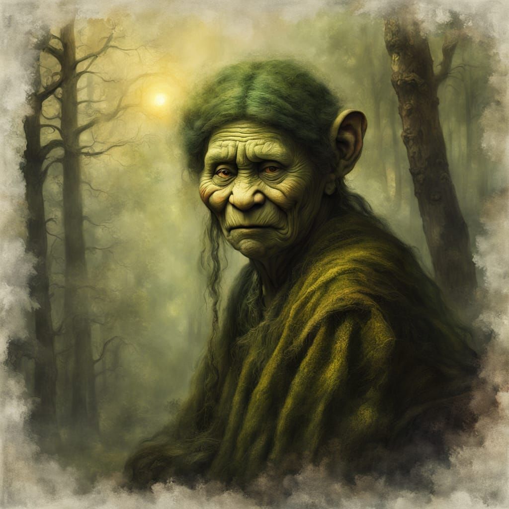 Troll Portrait in Dutch Golden Age Style