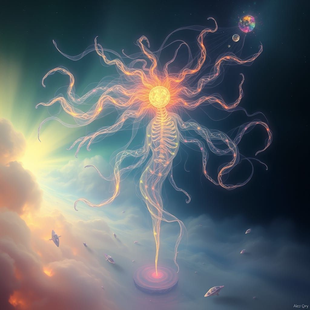 Ethereal Cosmos of an Ancient Being