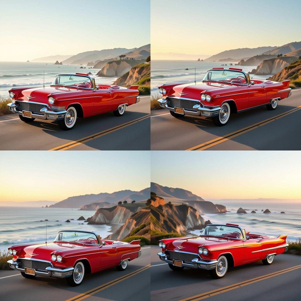 Vintage 1959 Cadillac Eldorado Biarritz Convertible Along Cl...