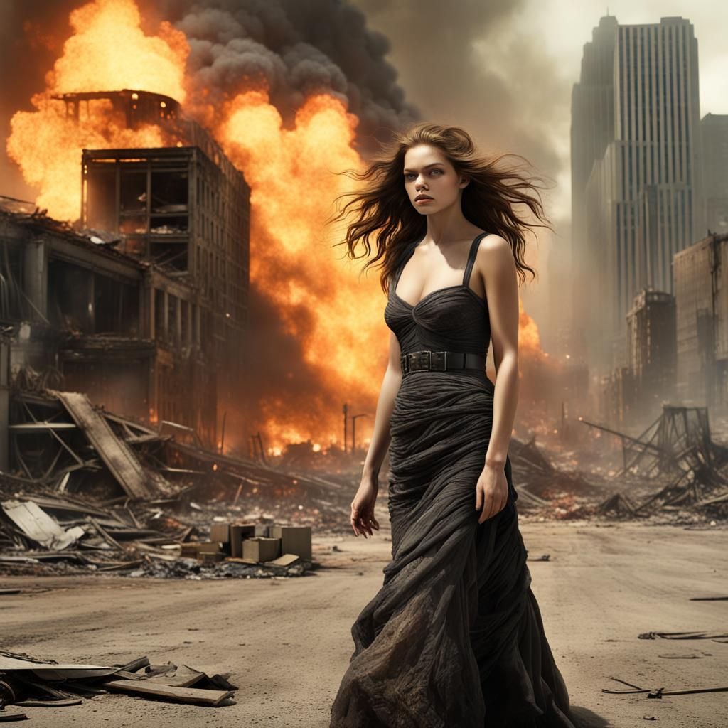 Post-Apocalyptic Los Angeles: Hyperrealistic Wasteland