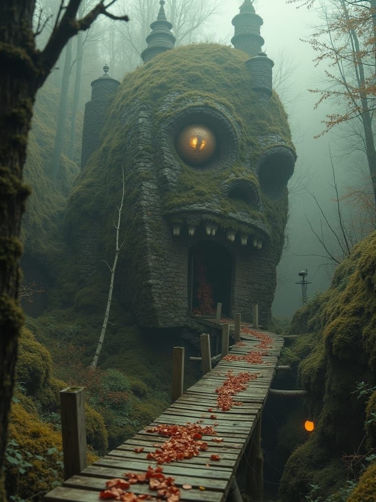 Architextual Nightmarescape Castle Tioram