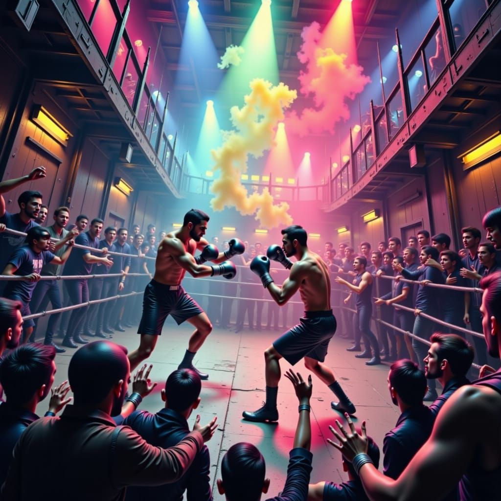 Gritty Bare-Knuckle Boxing Match in Old New York