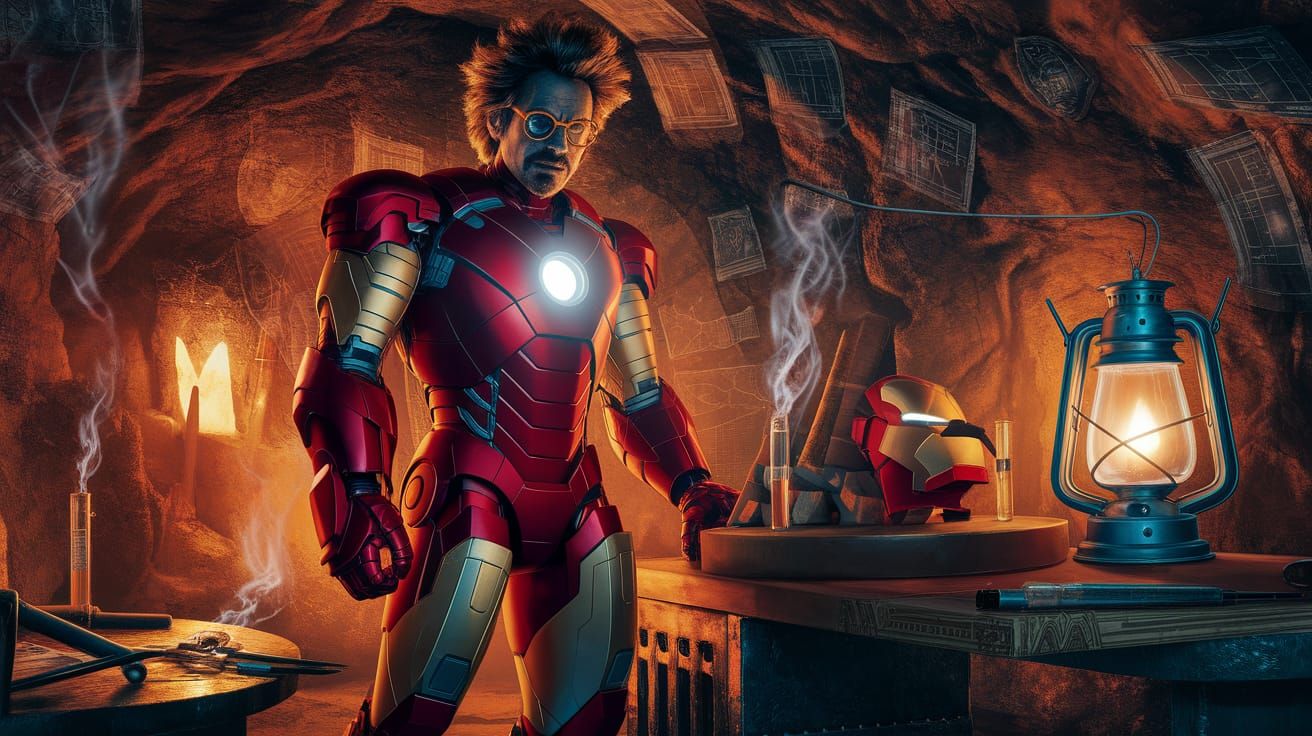 "Tony Stark is building  Iron Man