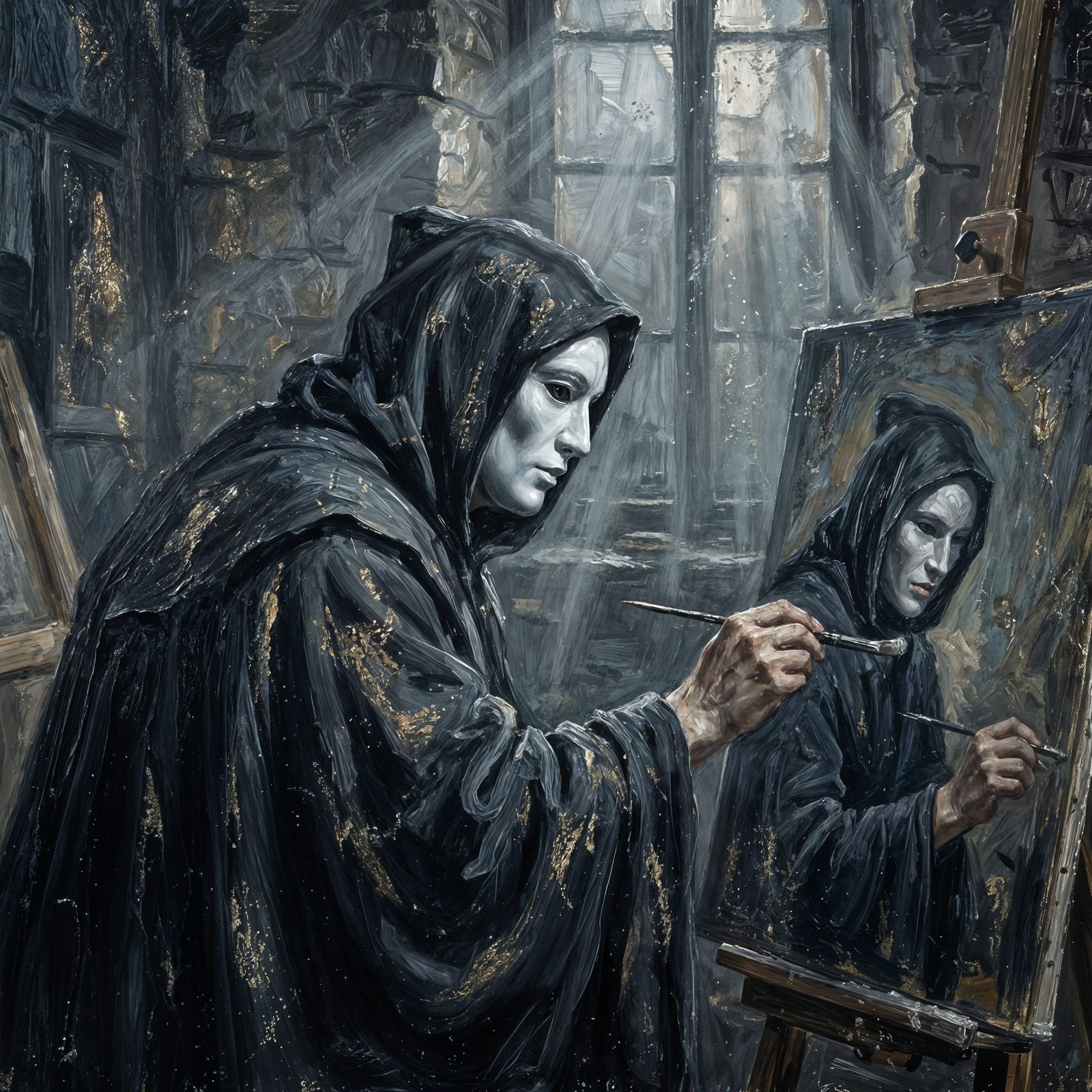 No face, no emotion, no problem. Just the real lines.