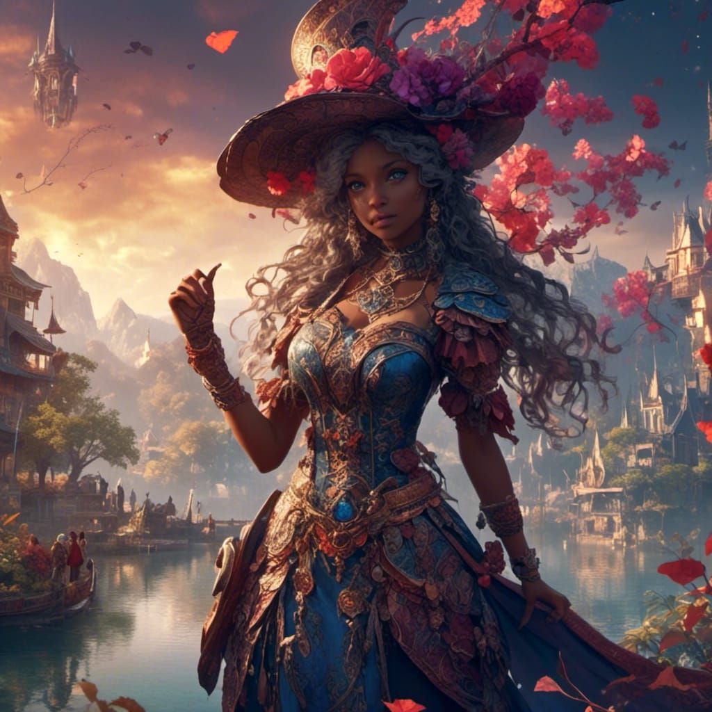 Stylized Character Portrait in Animation Style