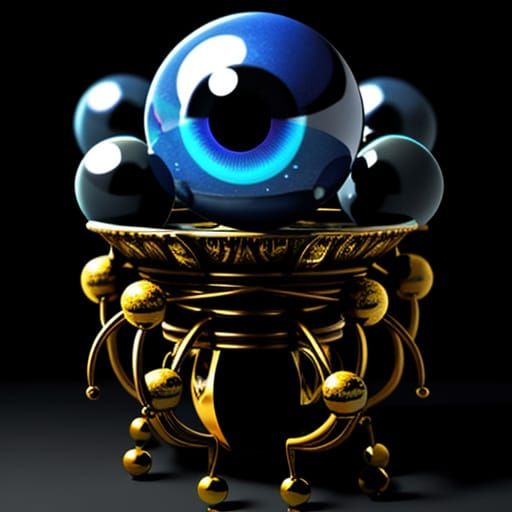 Enchanted Oracle in a Mystical Figure