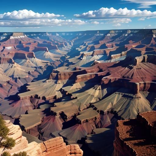 Grand Canyon Landscape Generated by AI