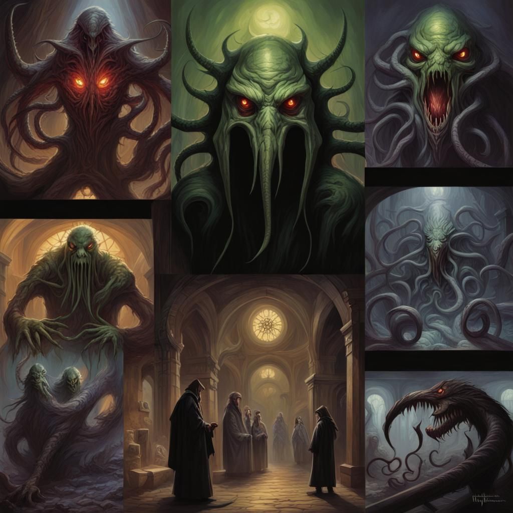 Dark Lovecraftian Abominations and Eldritch Horrors