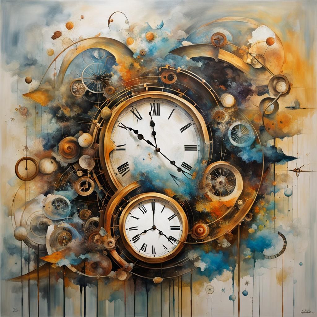 Abstract Exploration of Fleeting Time and Perception