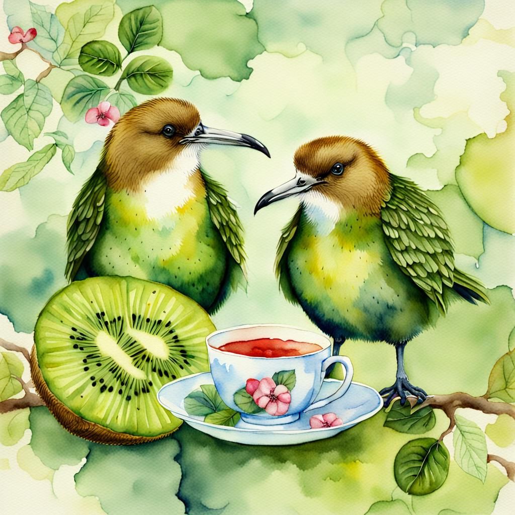 Kiwi birds