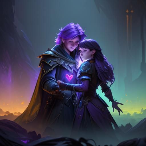 Dark Fantasy Hearts in Hyperdetailed Digital Art