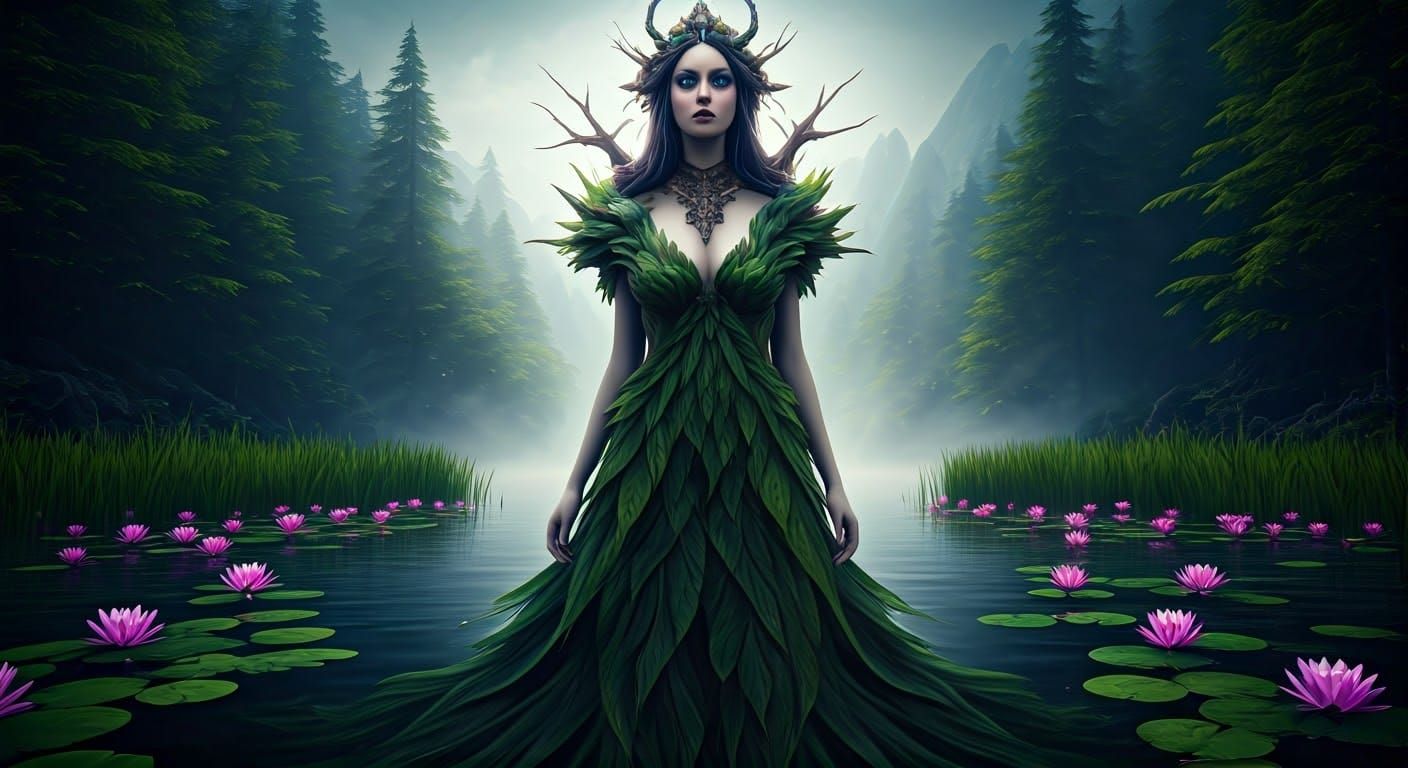 Fantasy Wallpaper Series: The Witch of the Idoness Lake