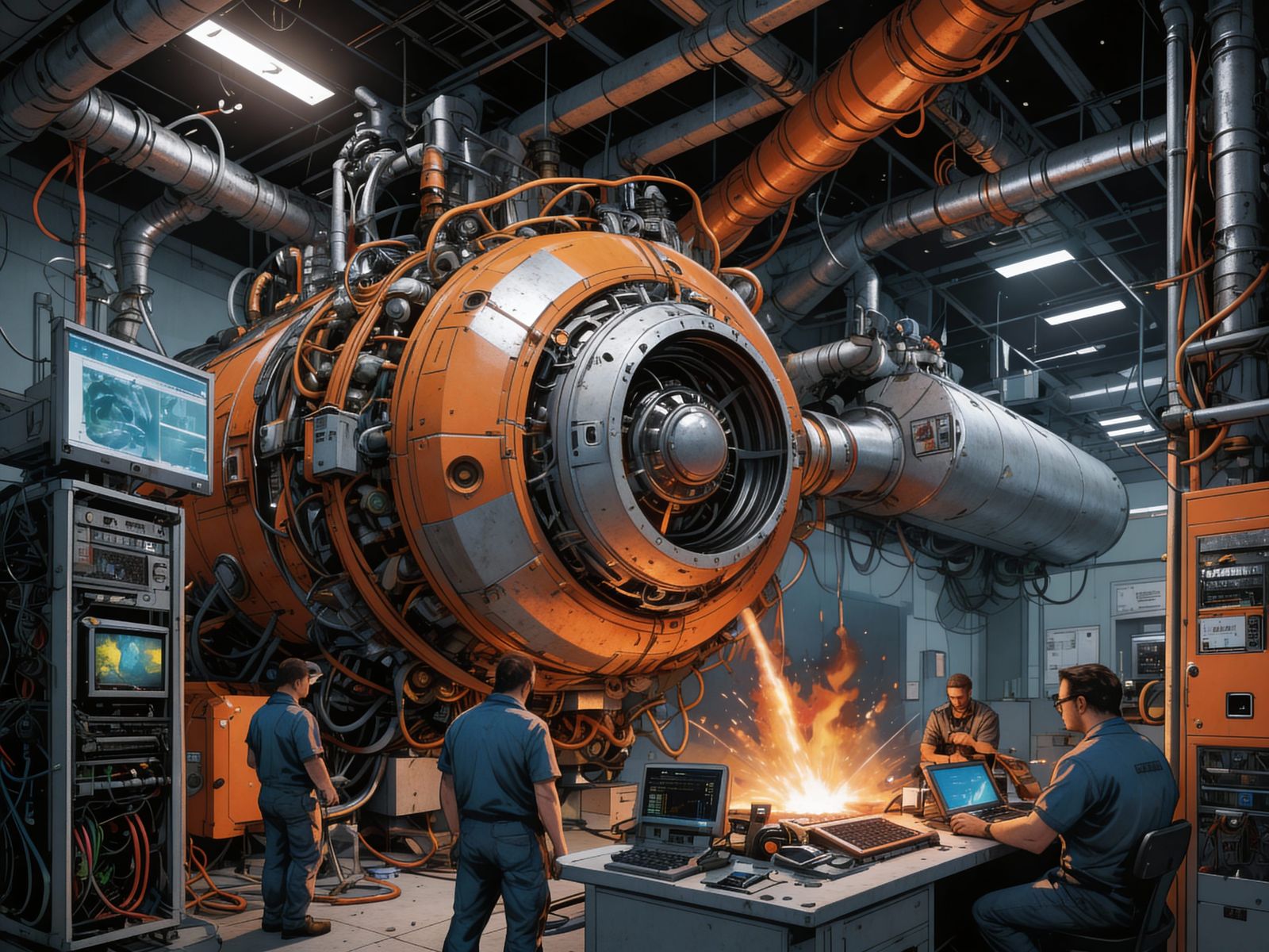 Technicians Nuke Technical Problems in Comic Book Style