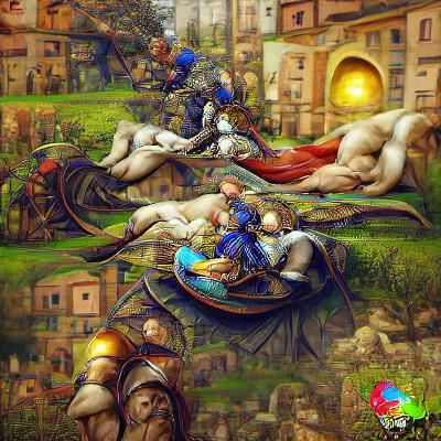 Renaissance Painting: Detailed Digital Concept Art