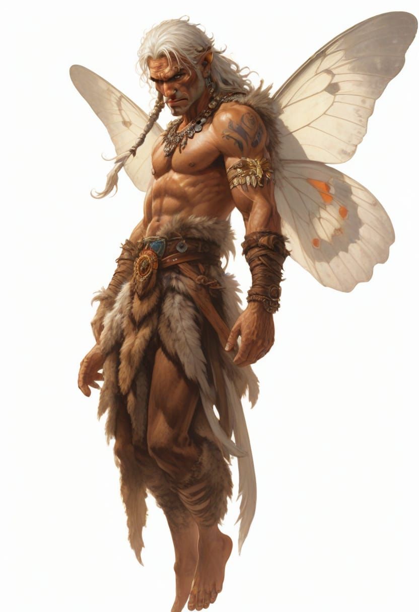 Norse Pixie Warrior in Vivid Fantasy Illustration