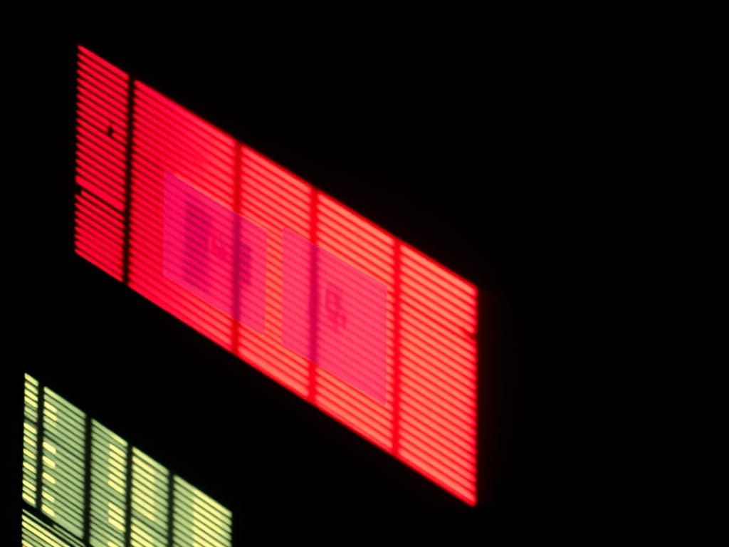 Stunning Abstract Shadows in Vibrant Hues and Geometric Harm...