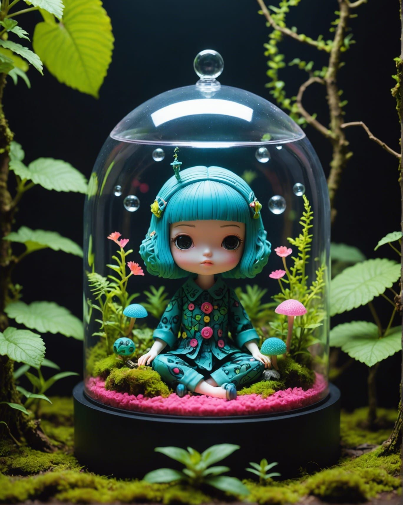 Peek into a Pop-Surrealist Anime Terrarium