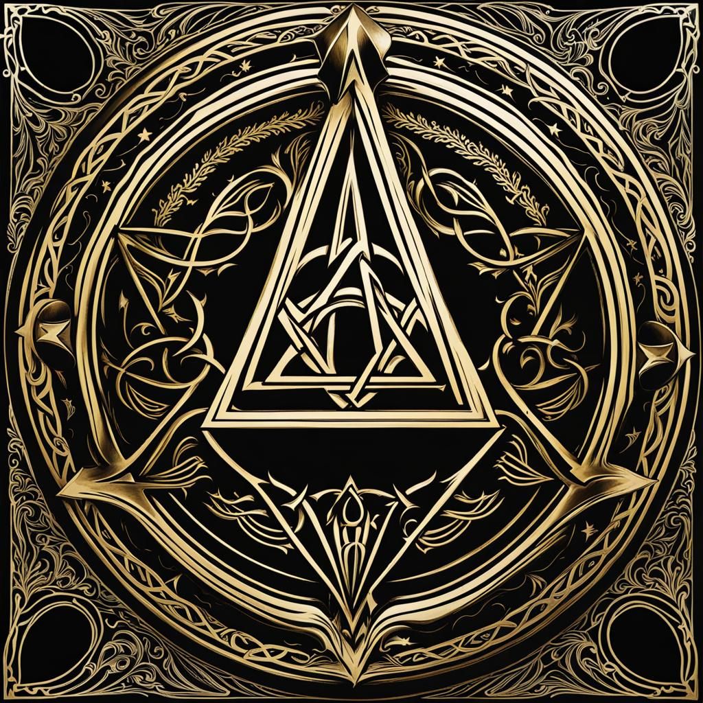 Magical Sigil of Power, Shadow and Luck