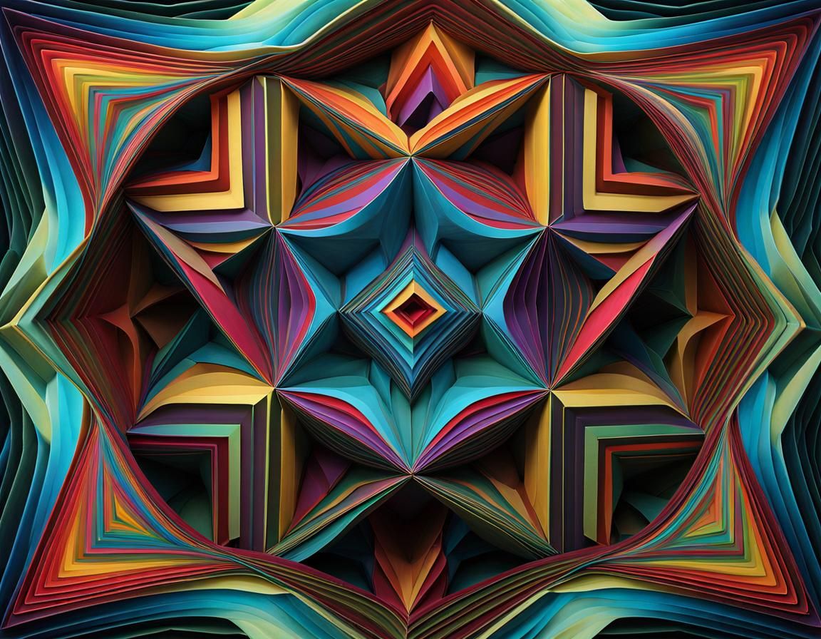 4D non-Euclidean geometry