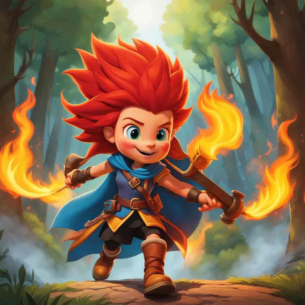 Blaze the Brave Leads Campers Through Treacherous Maze