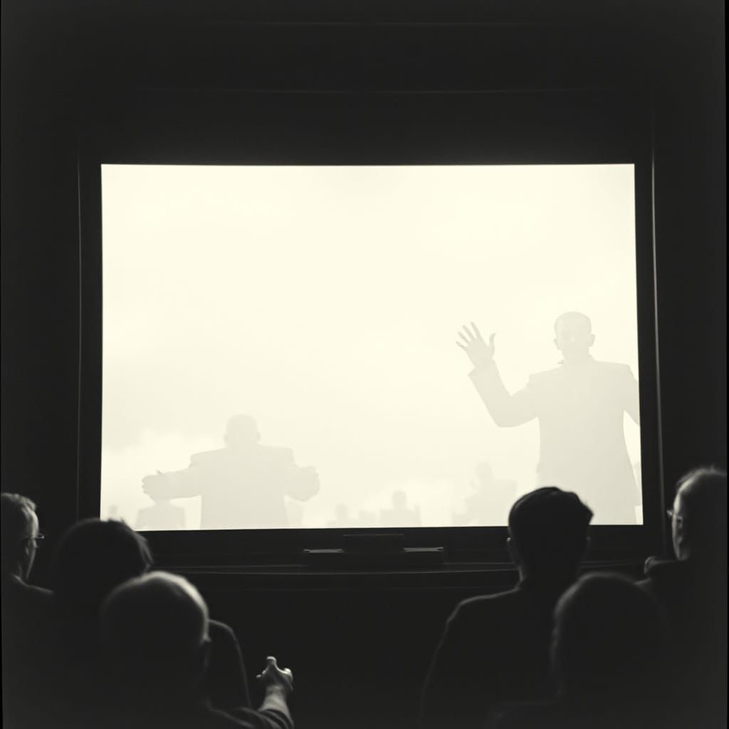 Frankenstein Monster in Vintage Movie Style