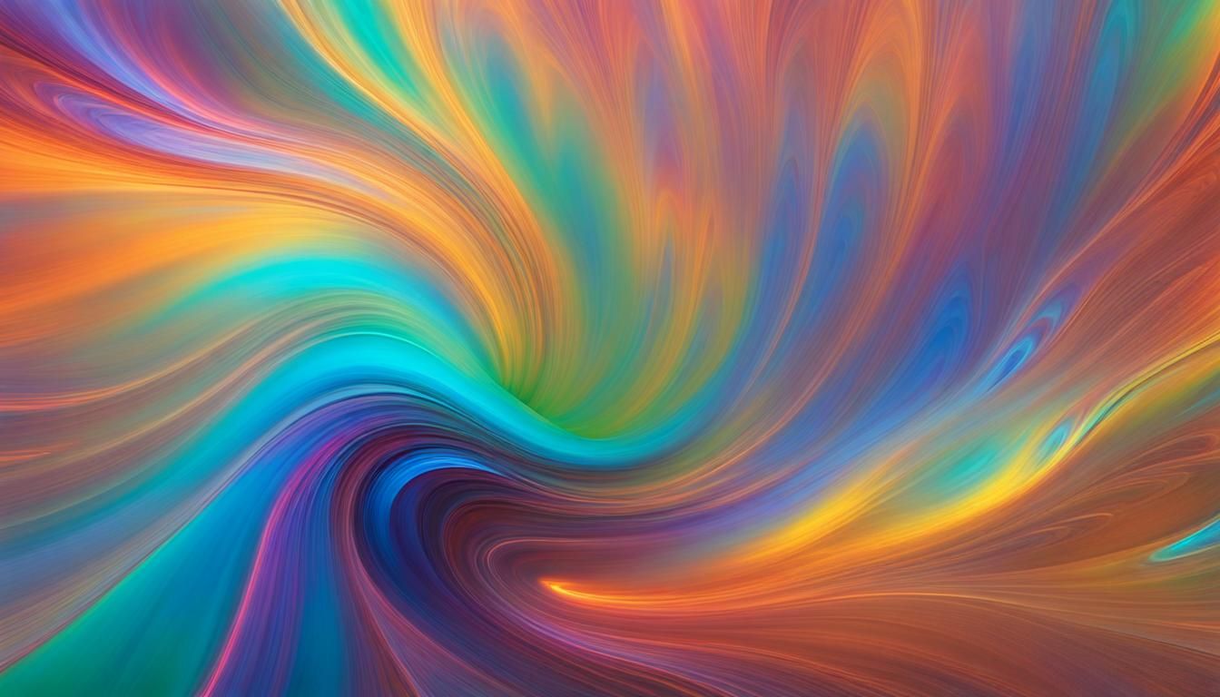 Iridescent Plasma Stars in Abstract Impasto Painting