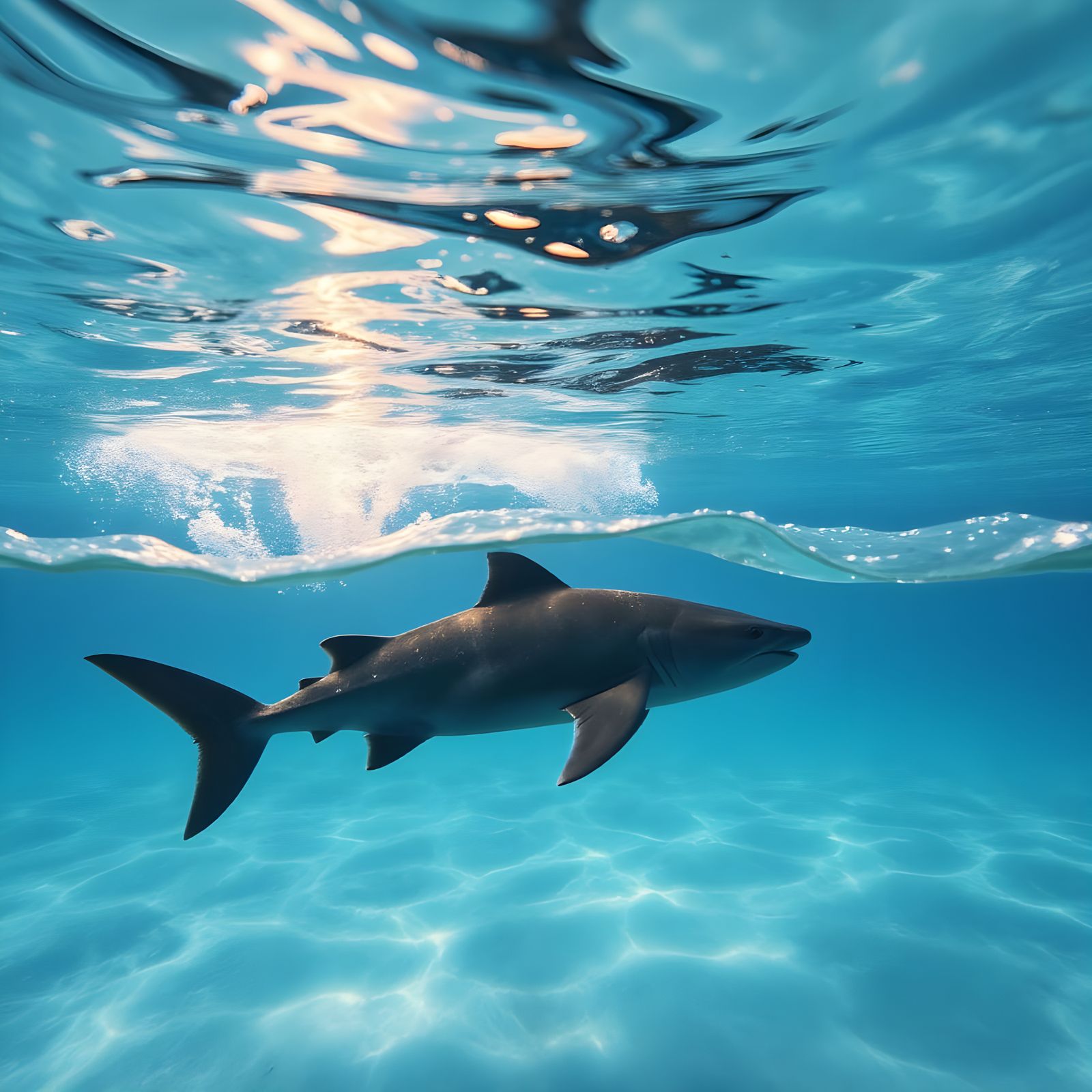 Vibrant AI Generated Underwater Marine Life