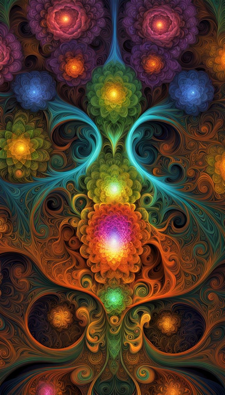 Fractal Rainbow: Mother Nature's Fingerpaint Universe