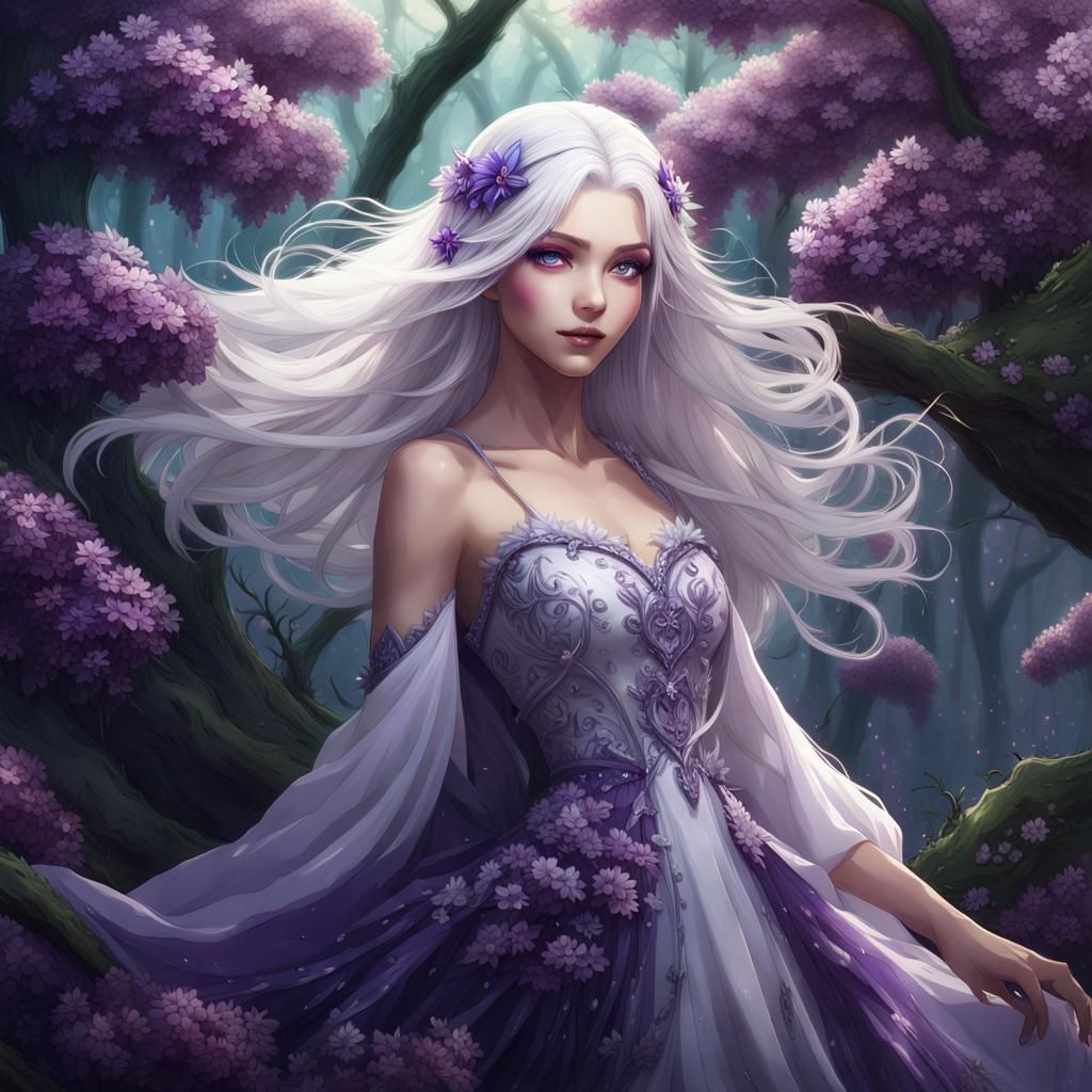 Violet Anime Goddess