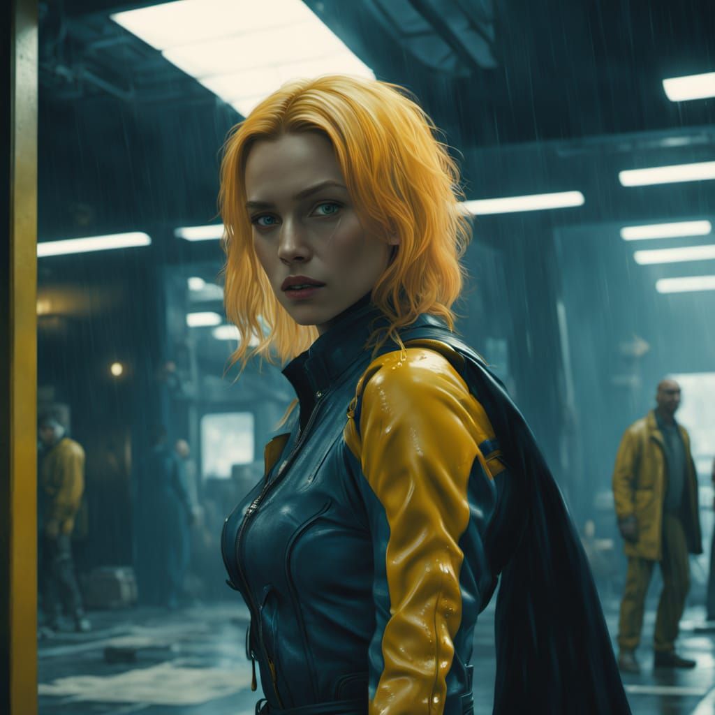 Exotic Woman Delivers Knockout in Cinematic Digital Art