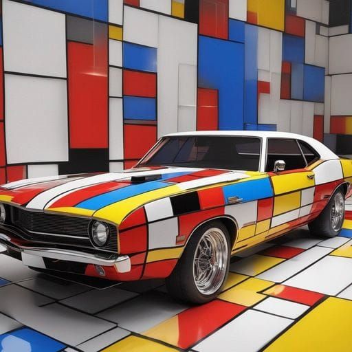 Mondrian car's!!!!