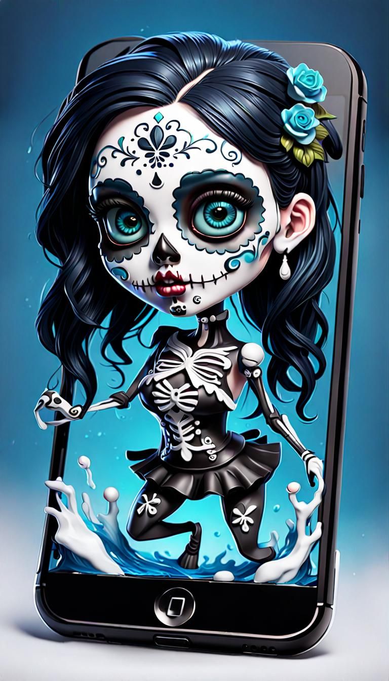 Zombie girl wallpaper