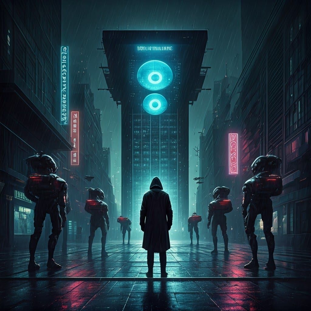 A towering surveillance hub