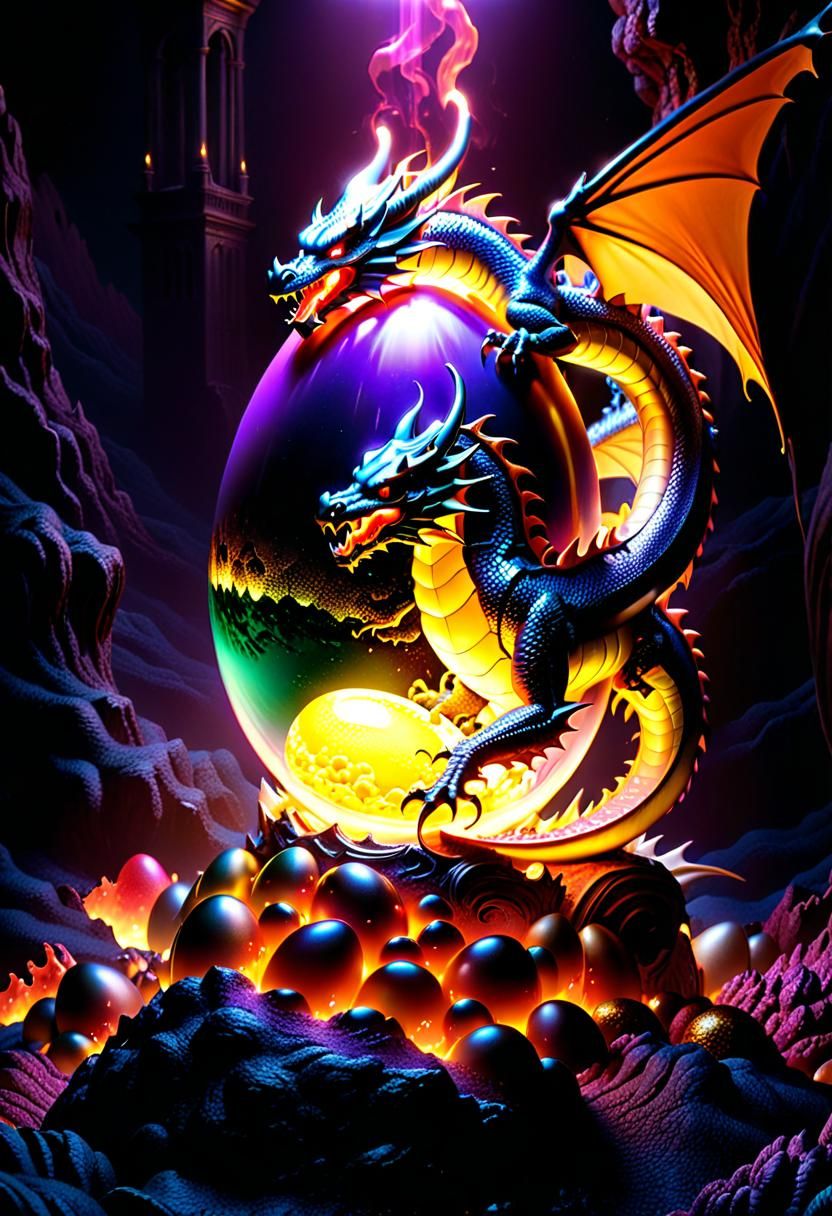 Vaperwave Dragon Eggs