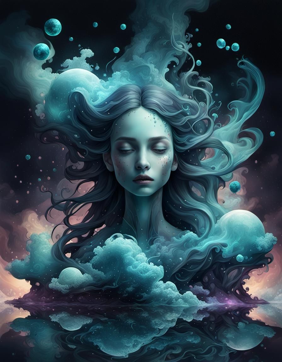 Moonlit Cosmic Horror Summoning Portal