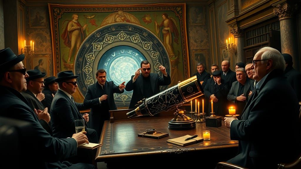 Men in Black Rescue Galileo: Renaissance Sci-Fi