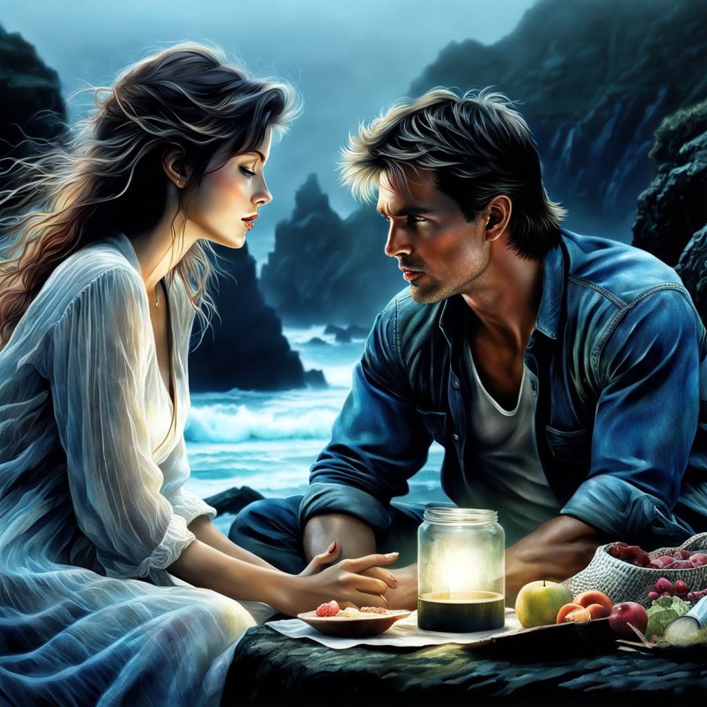 Romantic Candlelit Picnic With Tom Cruise 🐚💜