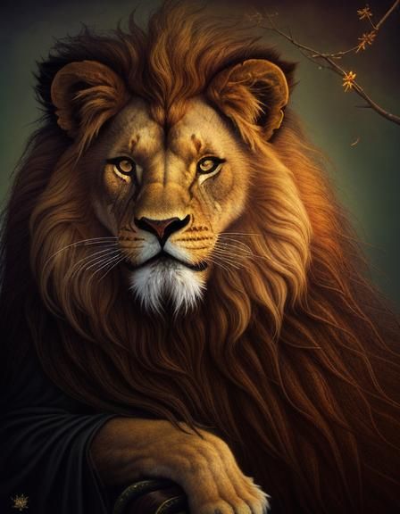 Lion of Judah: Fantasy Art Illustration