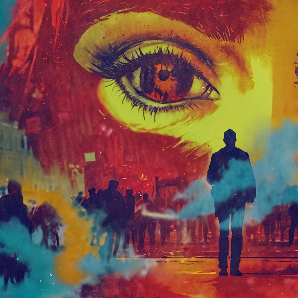 Rebel in a Gritty Urban Landscape