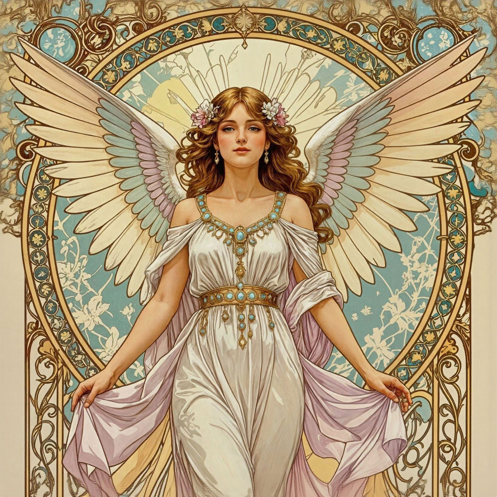 Virelle, Wings of Tranquility, Her Wings Carry the Purity of Heaven