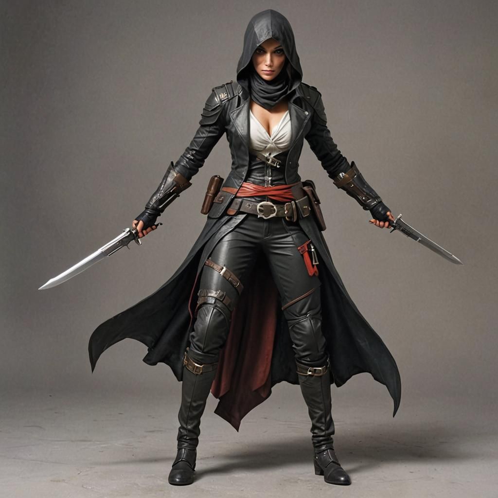 Assassin Woman Digital Art