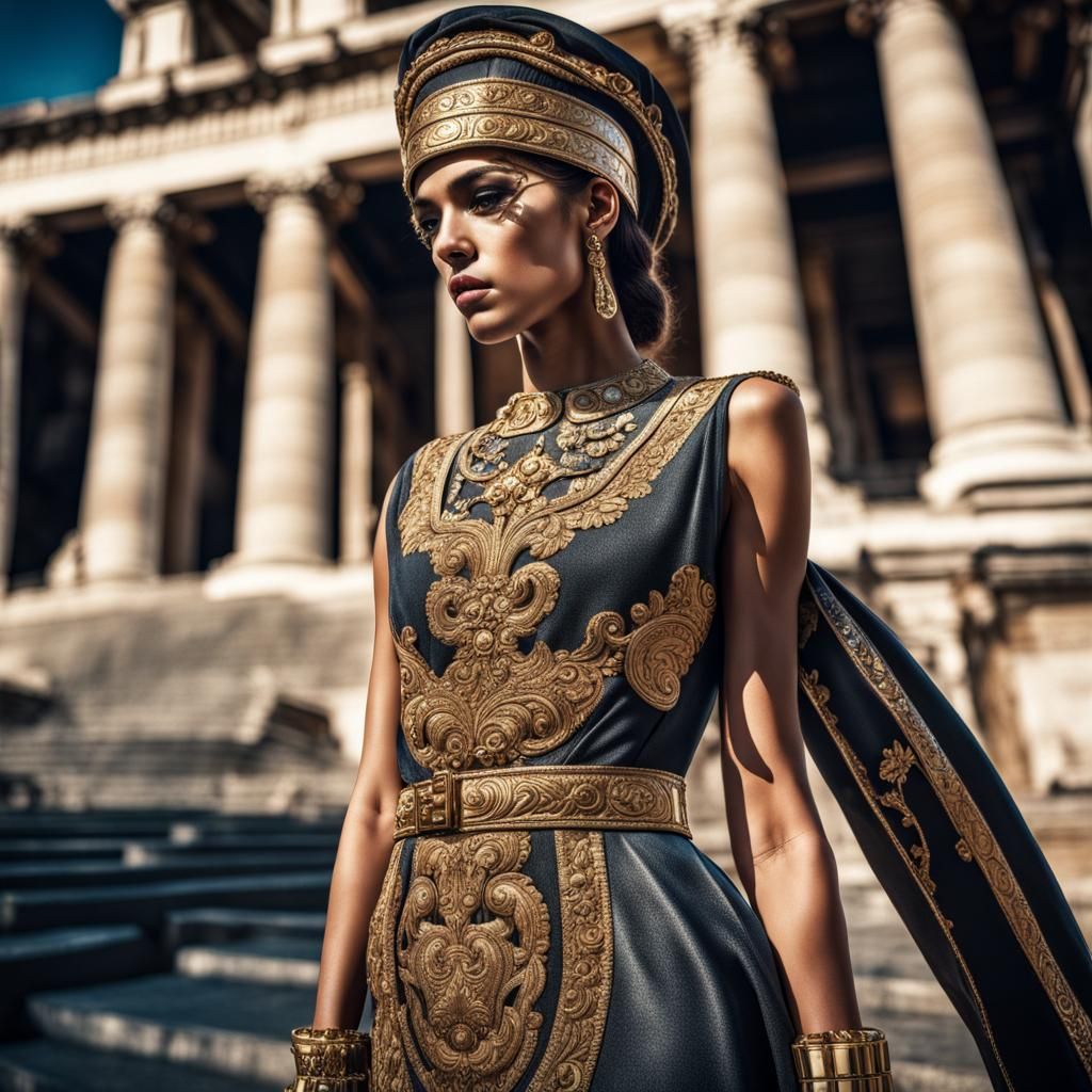 Ancient Rome inspired dress