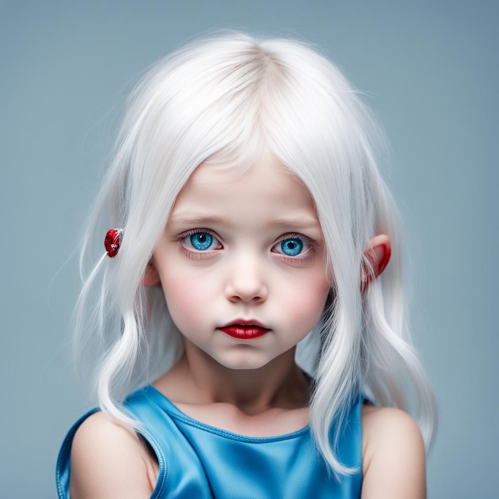 Ethereal Children with Piercing Gaze Share One Mind